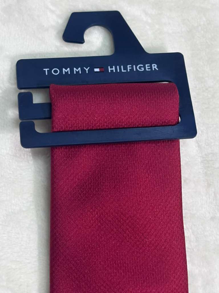Corbata Tommy Hilfiger Rojo Vino