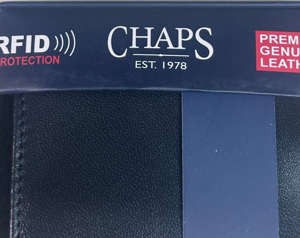 Cartera CHAPS Piel Genuina con Protección RFID - Hombre