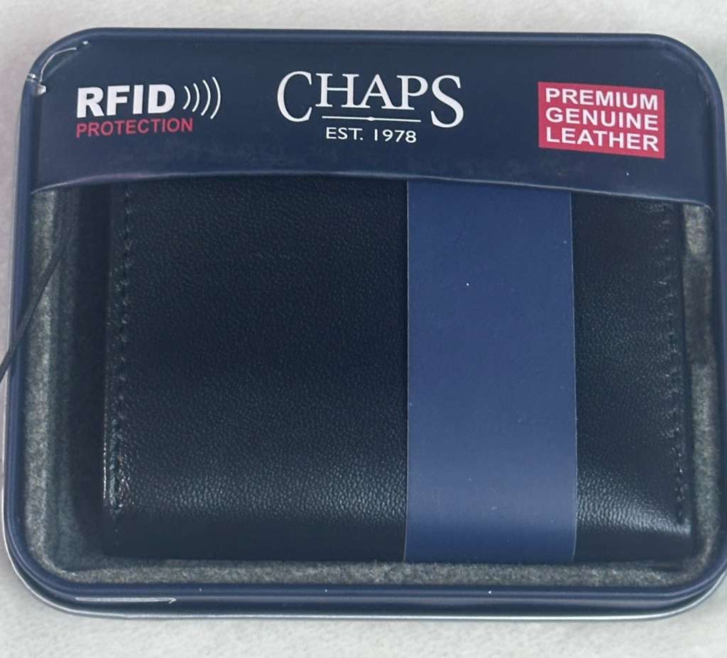 Cartera CHAPS Piel Genuina con Protección RFID - Hombre