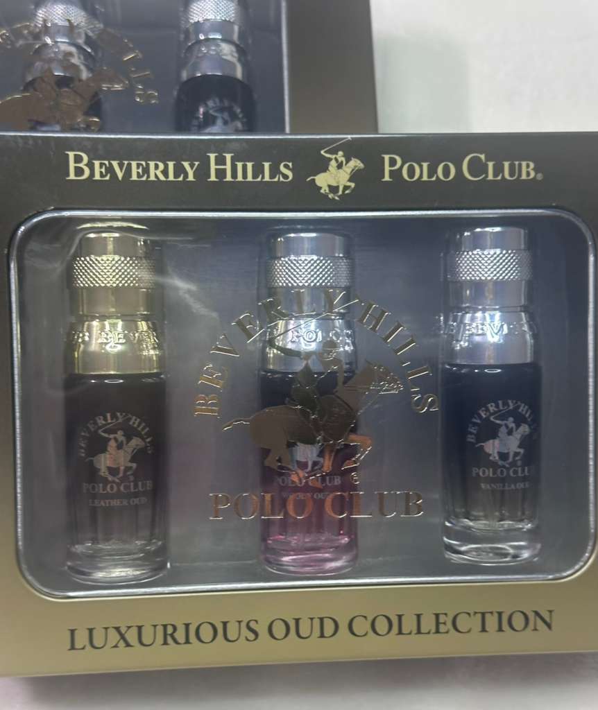 Set Perfumes Beverly Hills Polo Club Luxurious Oud Collection - 3 piezas