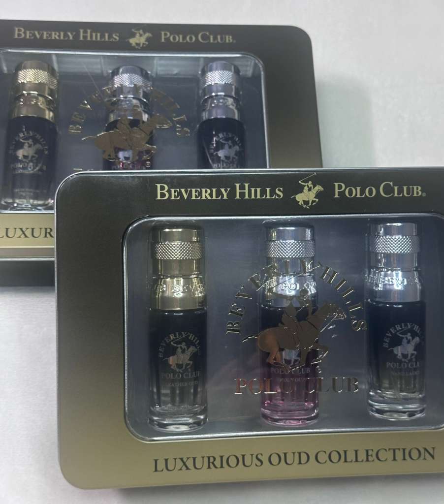 Set Perfumes Beverly Hills Polo Club Luxurious Oud Collection - 3 piezas