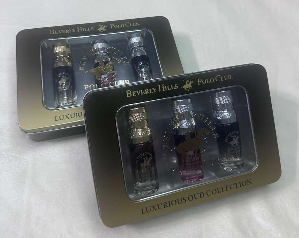 Set Perfumes Beverly Hills Polo Club Luxurious Oud Collection - 3 piezas
