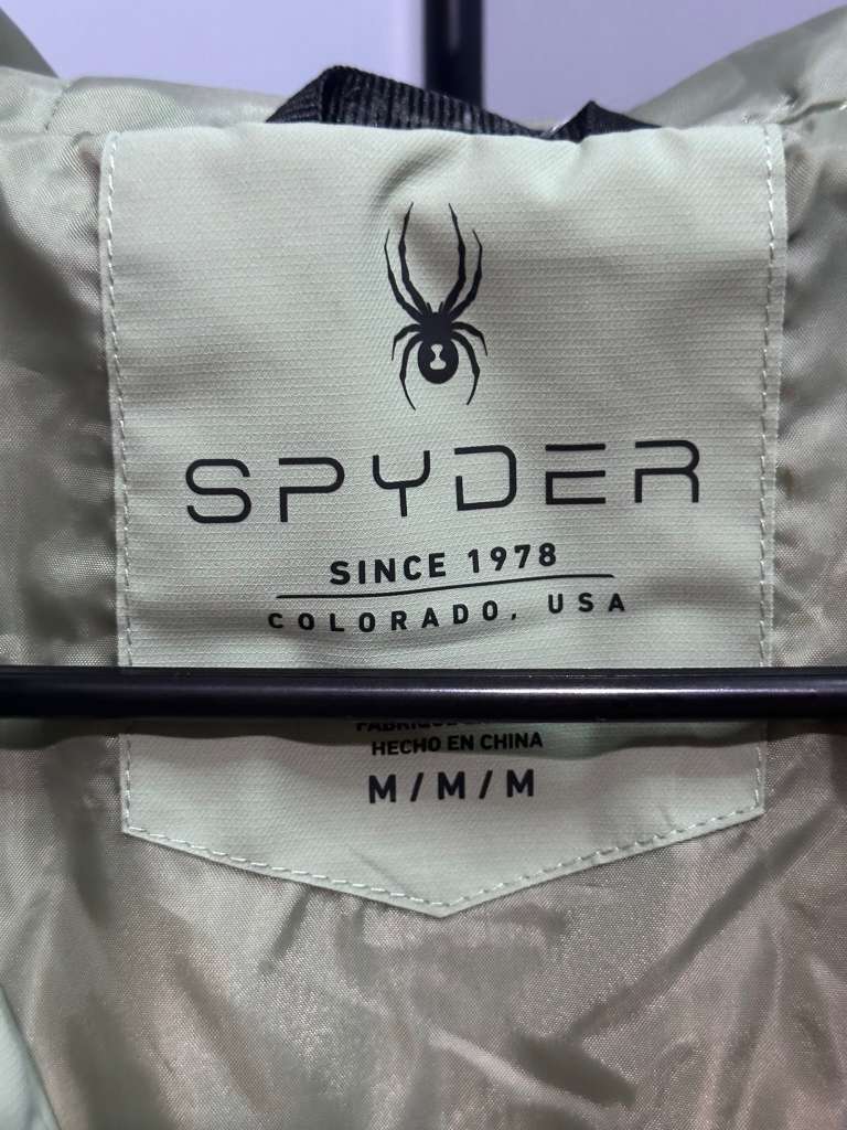 Chamarra Spyder Outerwear Verde Olivo Hombre Talla M