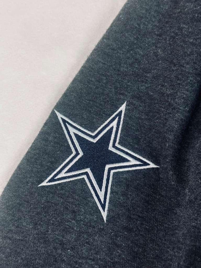 Sudadera Dallas Cowboys NFL Gris Carbón con Capucha
