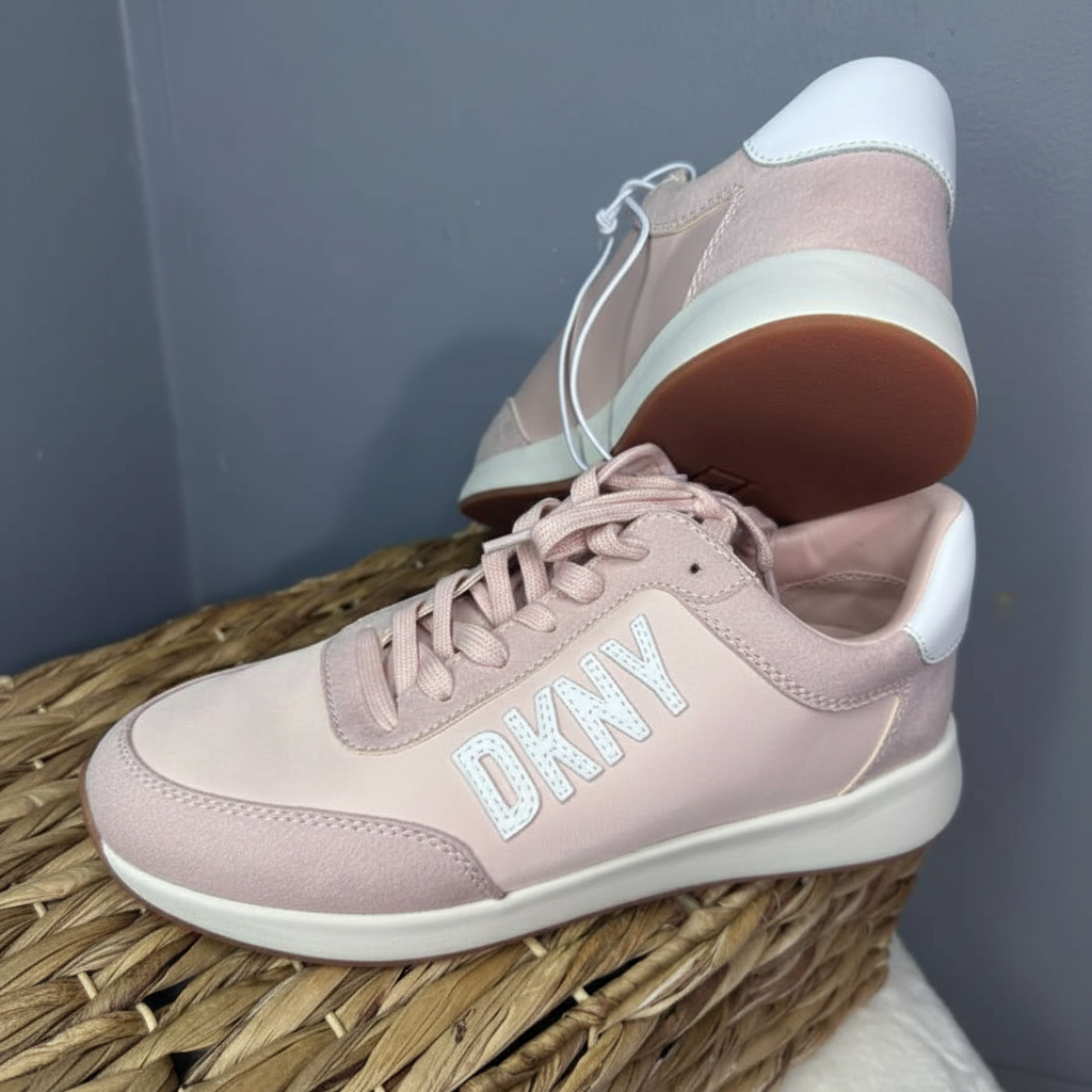 DKNY Tenis Rosa Blush - vista suela