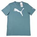Playera Puma Azul Adriático vista frontal completa